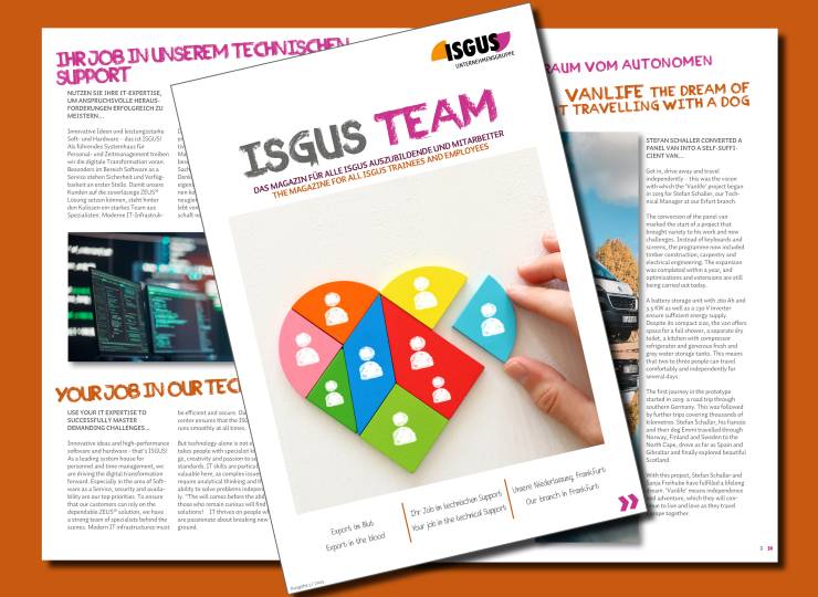 ISGUS TEAM Mitarbeitermagazin
