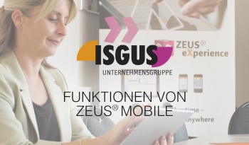 Funktionen der ISGUS App - mobile Zeiterfassung