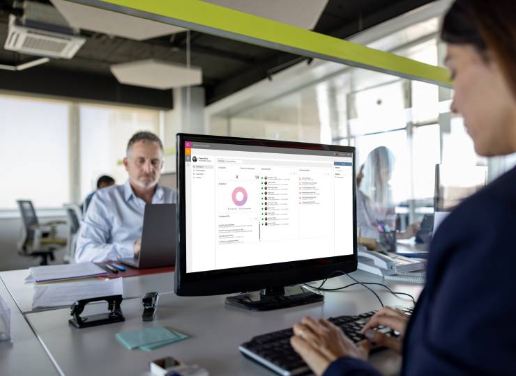 ZEUS® HR-Management Dashboard Kreis Diagramm Anwesend Dokumente DE