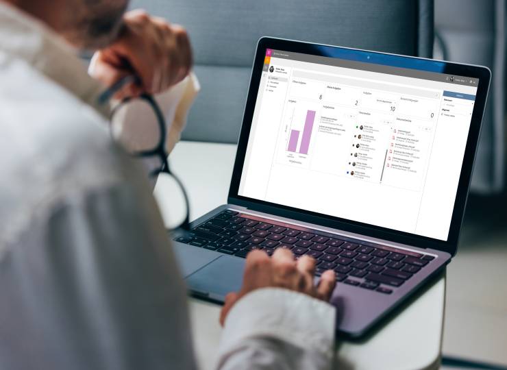 ZEUS® HR-Management Dashboard Balken Anwesend Dokumente DE