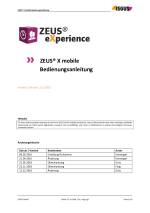 Bedienungsanleitung ZEUS® X mobile