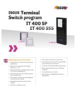 ISGUS Terminal IT400SP, IT400SSS Data sheet