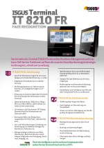 ISGUS Terminal IT 8210 FR Datenblatt