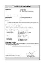 Declaration of conformity Access point keyless online BLE