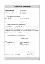 Declaration of conformity IT 400 SP / IT 402