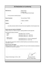 Declaration of confirmity IT 8260 IT 8260 BT