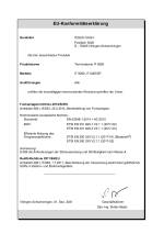 Konformitätserklärung IT 8260 / IT 8260 BT