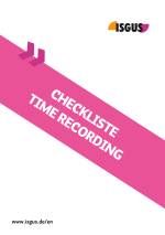 Checklist for digital time recording – simple, fast, ingenious